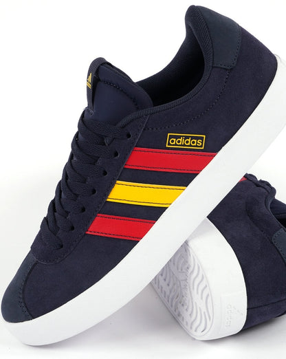 Adidas VL Court 3.0 Trainers Navy Red Gold