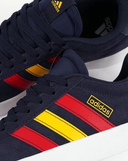 Adidas VL Court 3.0 Trainers Navy Red Gold