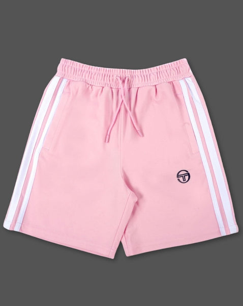 Sergio Tacchini Striped Casual Shorts Pink/White