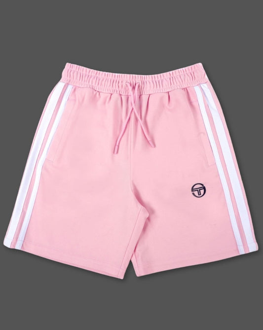 Sergio Tacchini Striped Casual Shorts Pink/White
