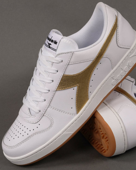 Diadora 80s MB Elite Trainer White/Gold