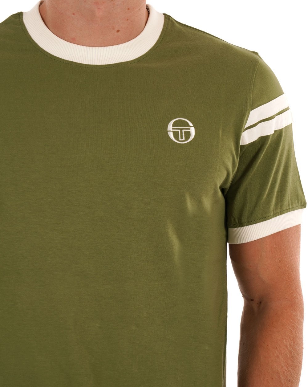Sergio Tacchini Sella T Shirt Olive