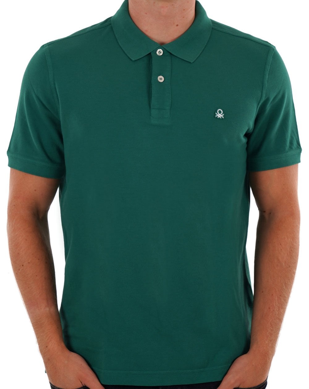 Benetton Polo Shirt Dark Green