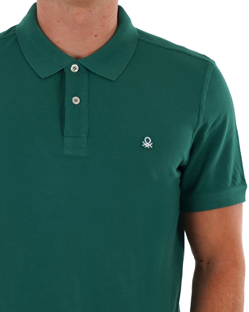 Benetton Polo Shirt Dark Green