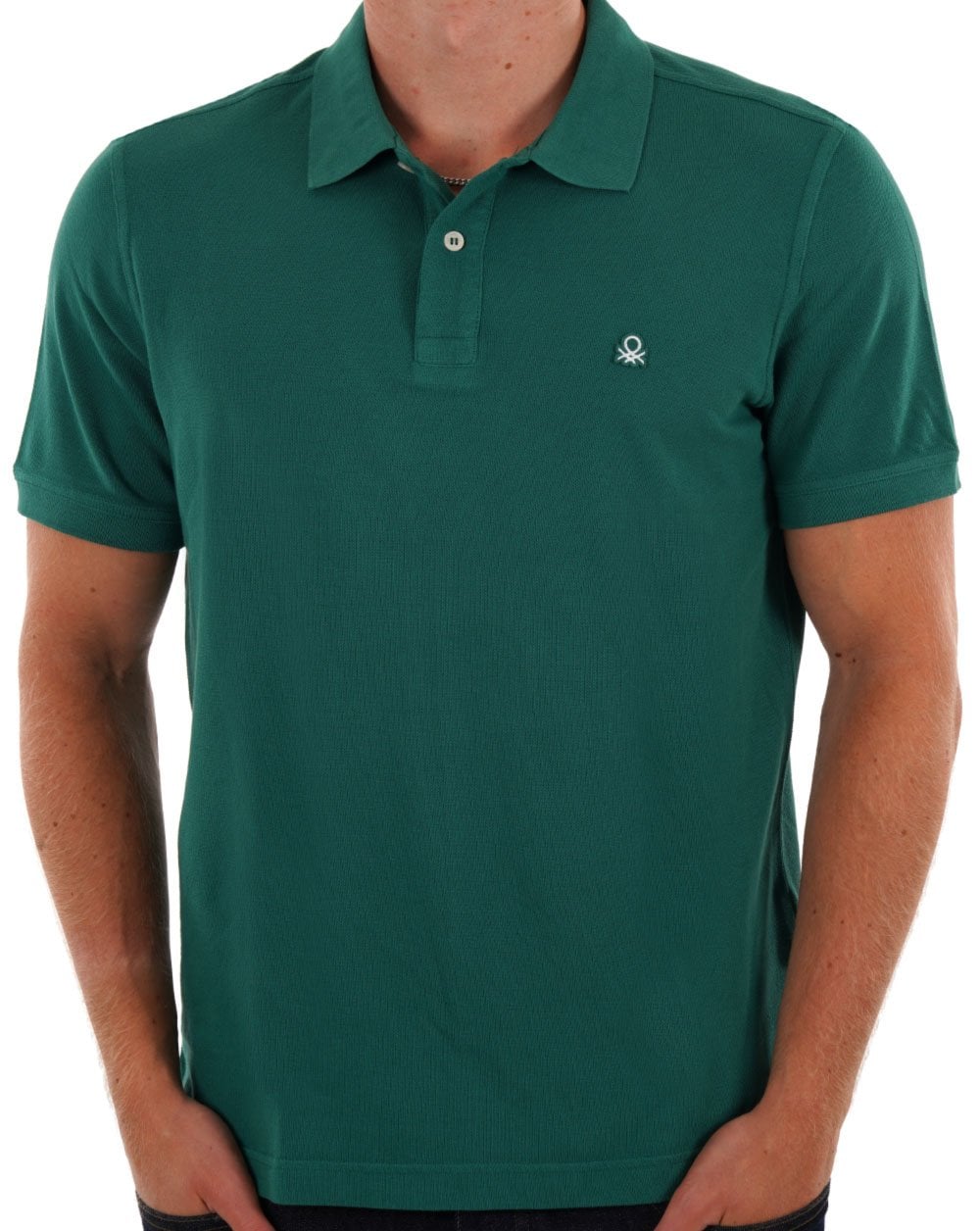 Benetton Polo Shirt Dark Green