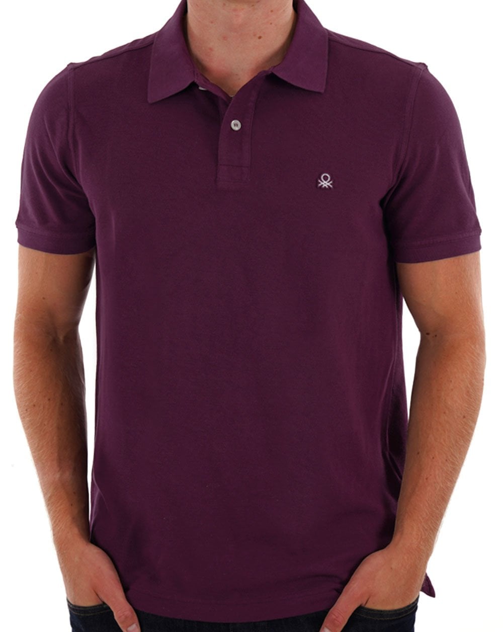 Benetton Polo Shirt Grape