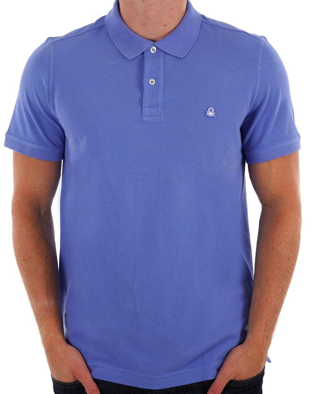 Benetton Polo Shirt Purple Lilac