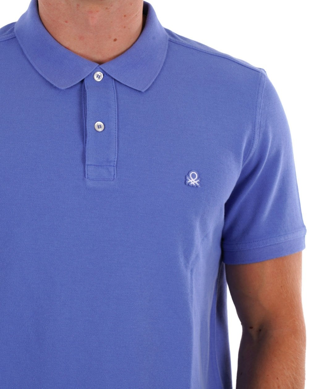 Benetton Polo Shirt Purple Lilac