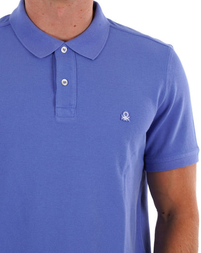 Benetton Polo Shirt Purple Lilac