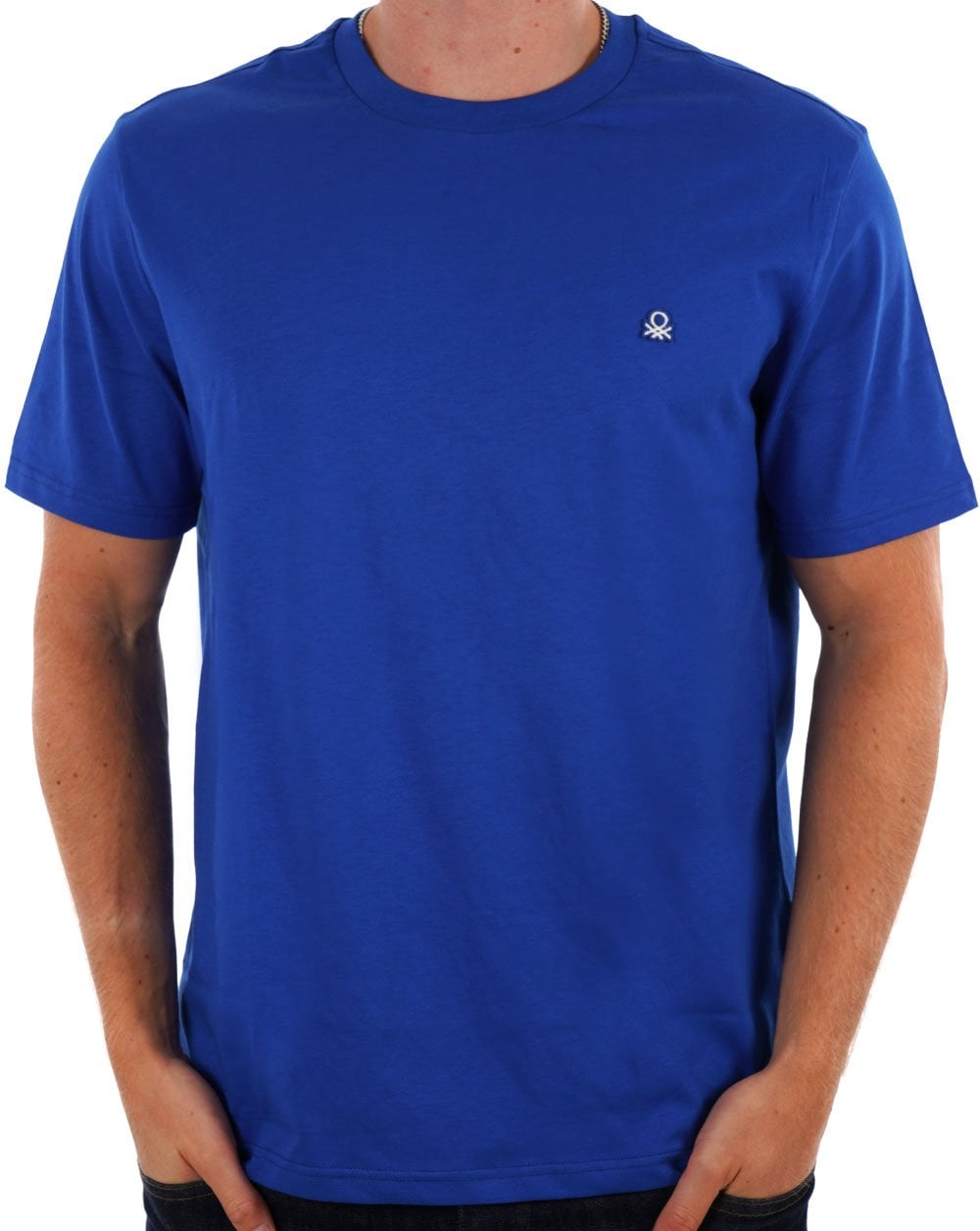 Benetton Small Logo T-shirt Royal Blue