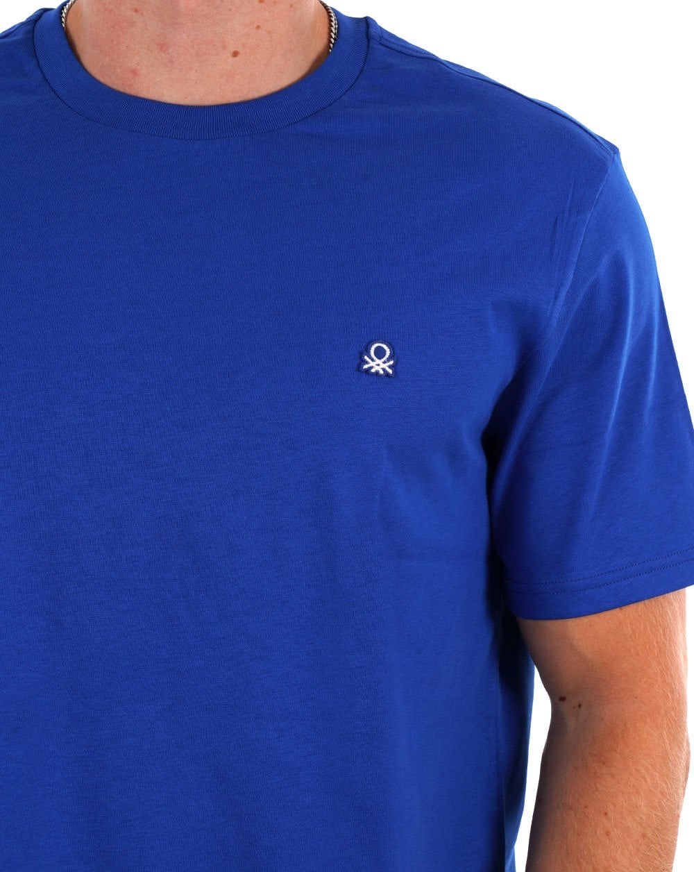Benetton Small Logo T-shirt Royal Blue