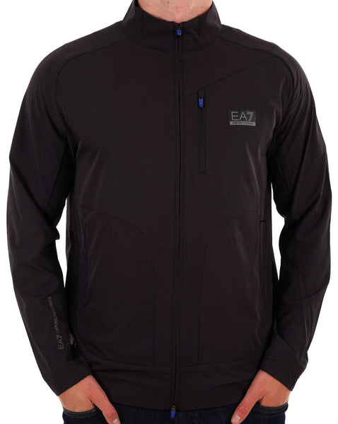 EA7 Emporio Armani Zip Jacket Black Bean