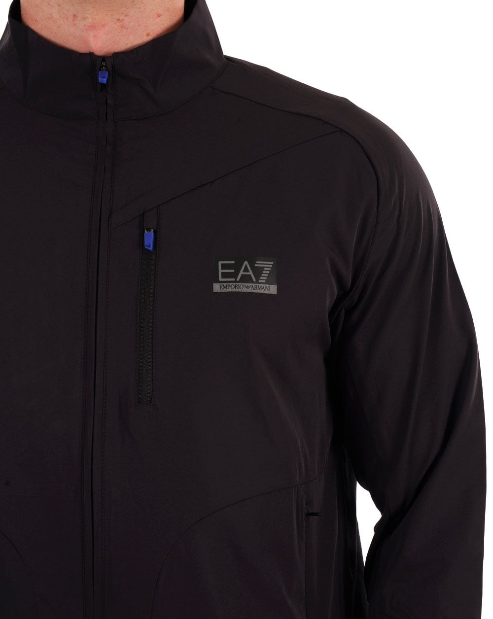 EA7 Emporio Armani Zip Jacket Black Bean
