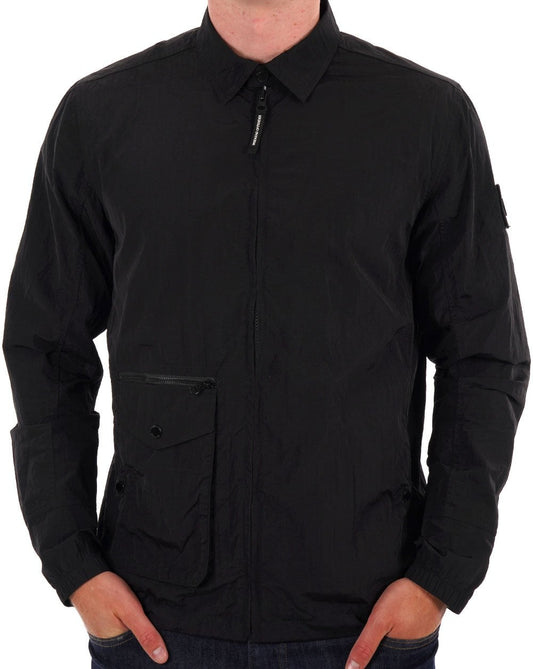 Weekend Offender Vinnie Overshirt Black