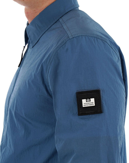 Weekend Offender Vinnie Overshirt Baltic Blue