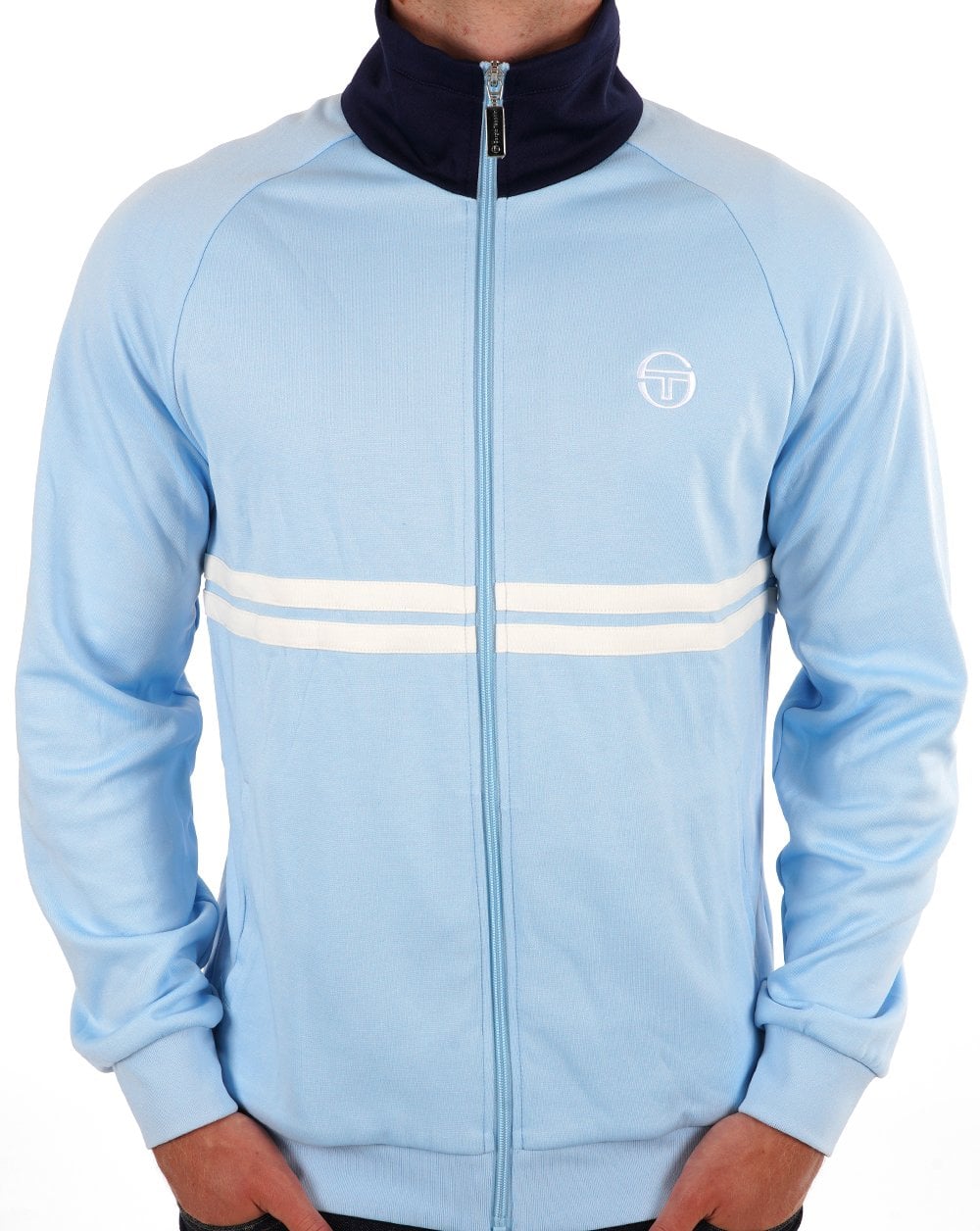 Sergio Tacchini Dallas Track Top Sky Blue / Navy