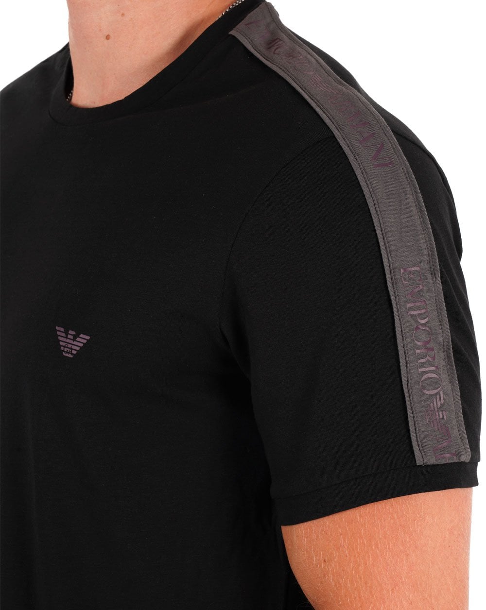 Emporio Armani Taping Loungewear T-shirt Black