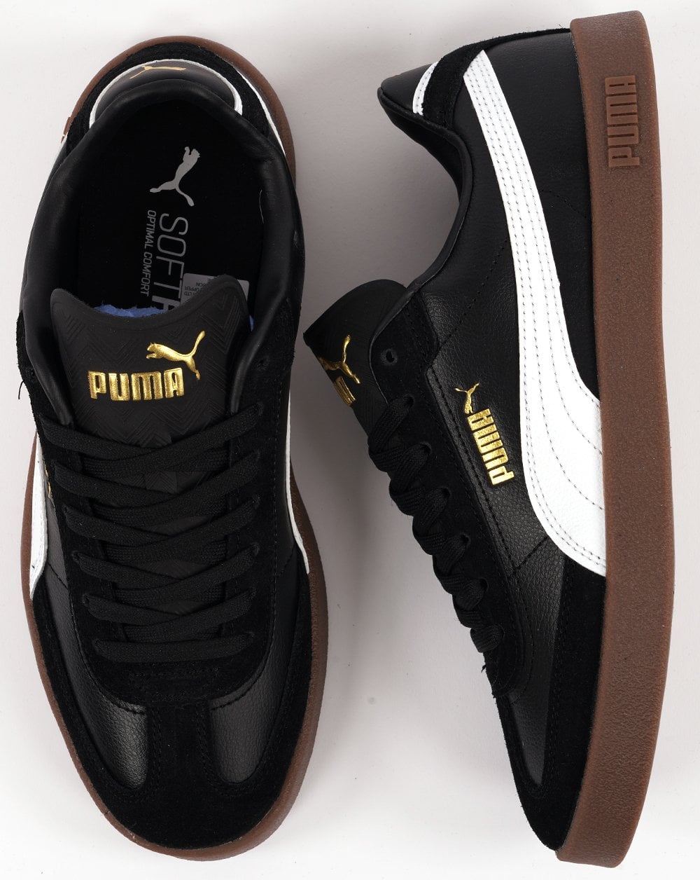 Puma Club II Era F-Ball Trainers Black - Gold