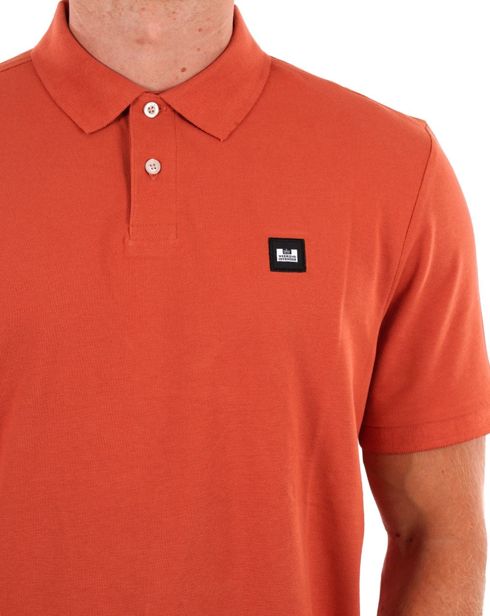 Weekend Offender Polo Shirt Burnt Orange