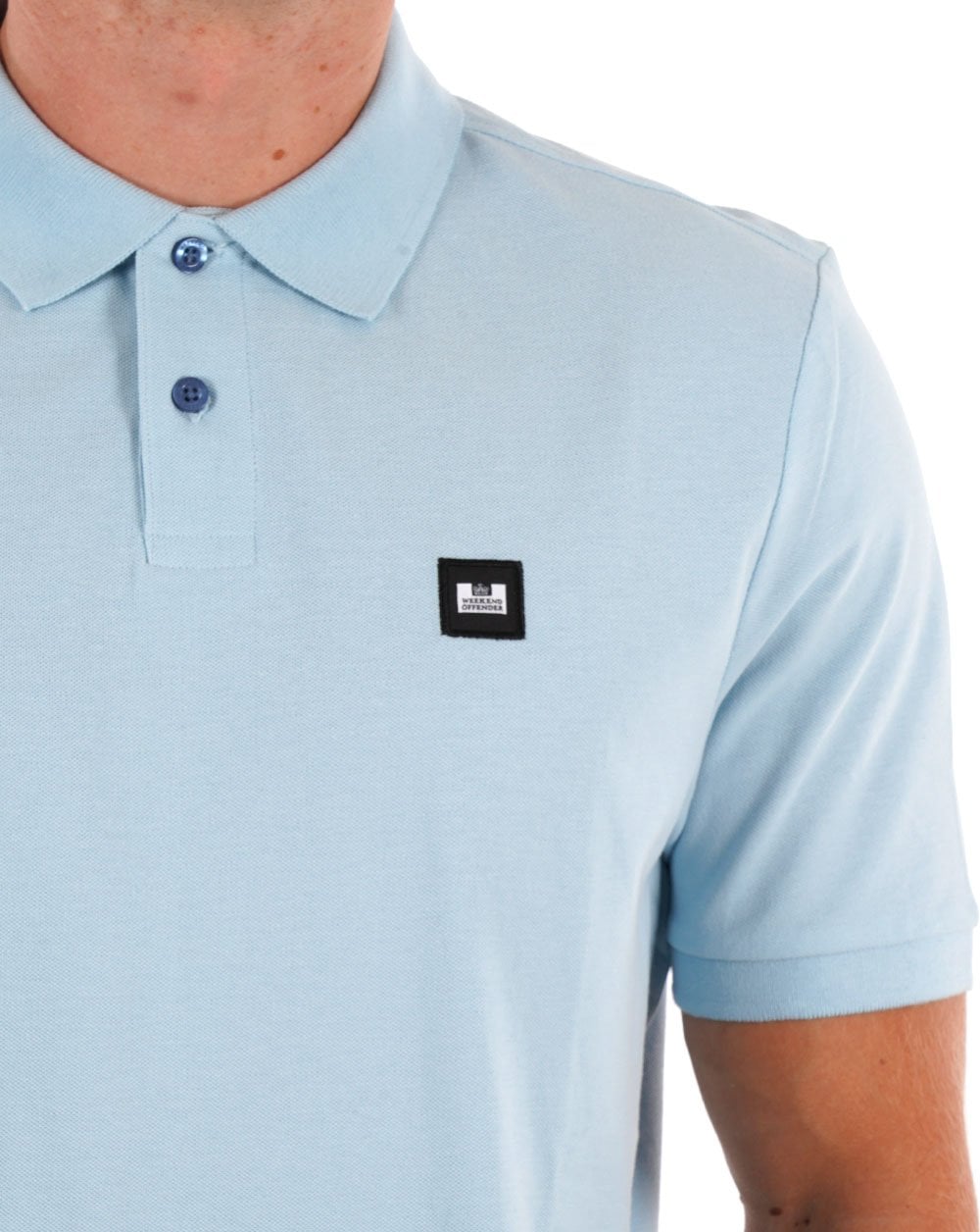 Weekend Offender Polo Shirt Arctic Blue