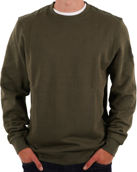 Weekend Offender F Bomb Sweatshirt Khaki Green