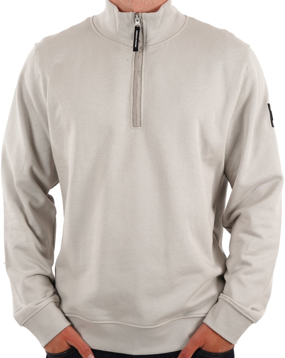 Weekend Offender 1/4 Zip Sweat Cement