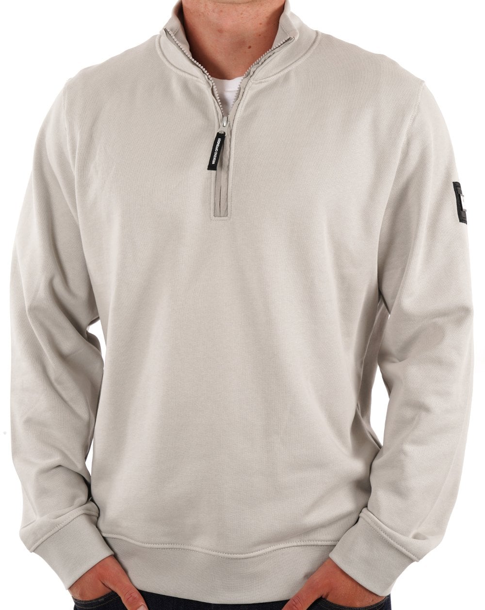 Weekend Offender 1/4 Zip Sweat Cement