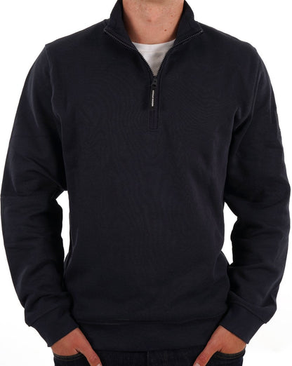 Weekend Offender Kraviz 1/4 Zip Sweatshirt Navy