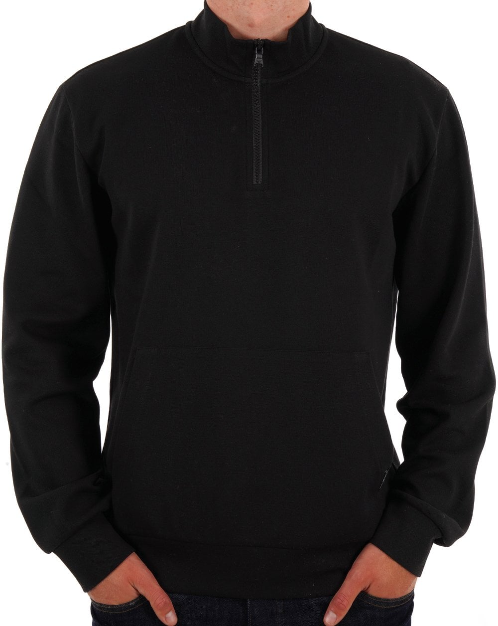 Emporio Armani 1/4 Zip Sweater Black