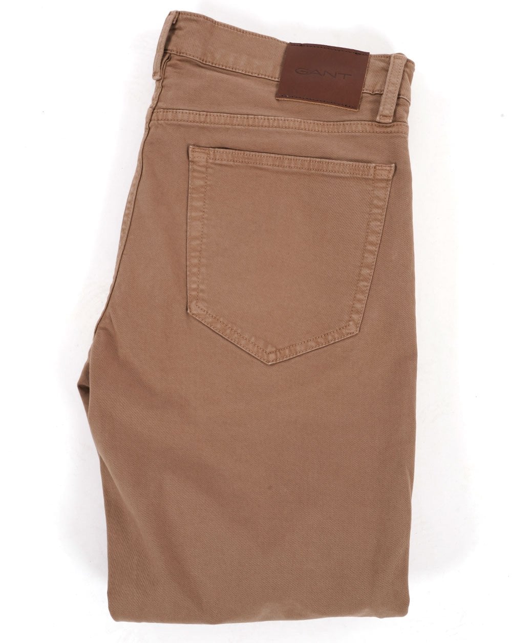Gant Regular Fit Cotton Twill Smart Jeans Desert Brown