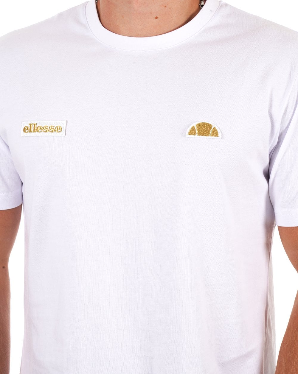 Ellesse Floran T Shirt White/Gold