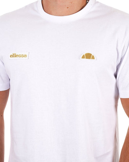 Ellesse Floran T Shirt White/Gold