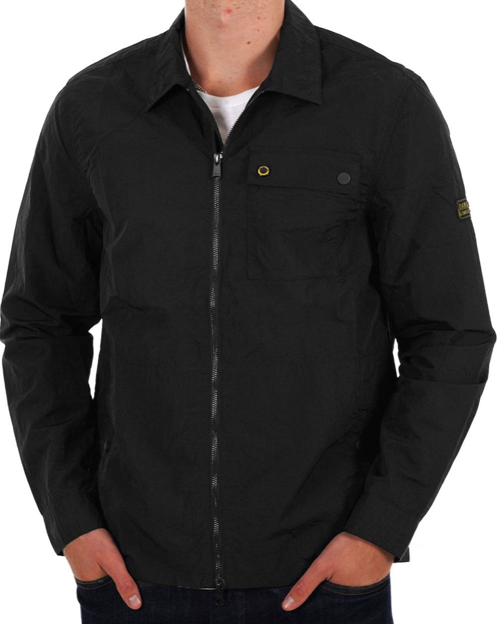 Barbour International Inline Overshirt Black