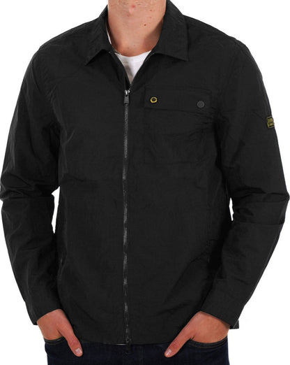 Barbour International Inline Overshirt Black