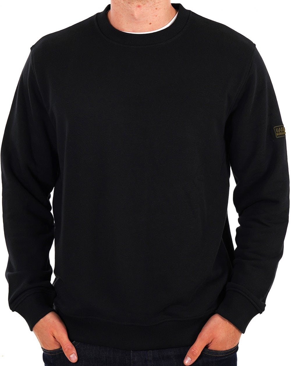 Barbour International Outline Badge Sweatshirt Black
