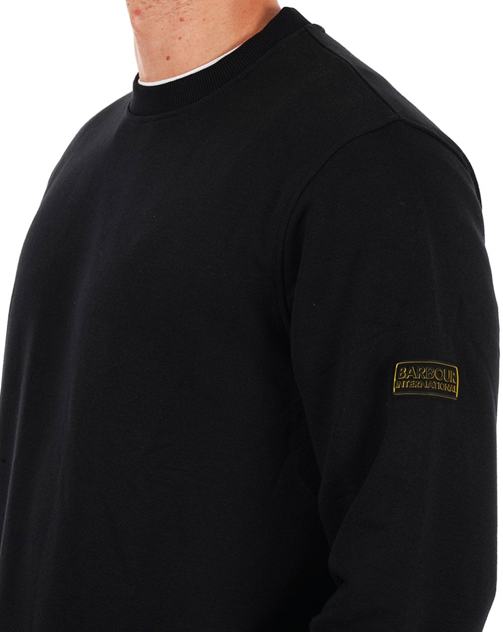 Barbour International Outline Badge Sweatshirt Black