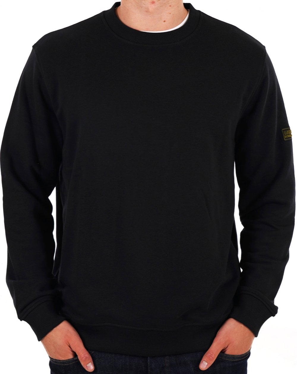 Barbour International Outline Badge Sweatshirt Black