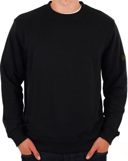 Barbour International Outline Badge Sweatshirt Black