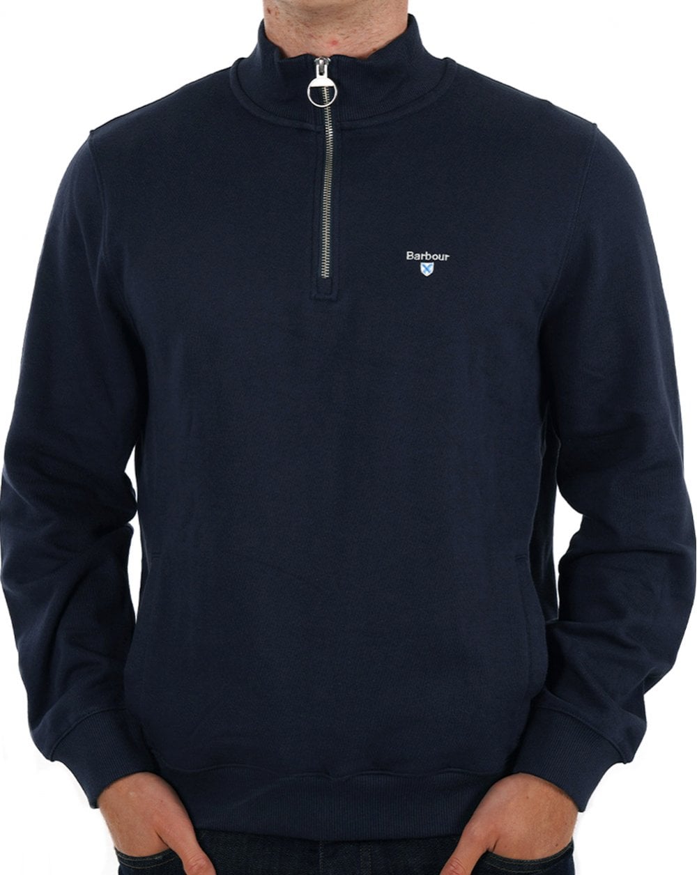 Barbour Beckhill Half Zip Sweat Navy