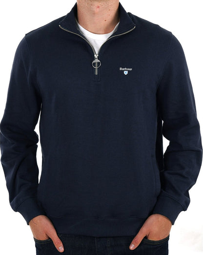 Barbour Beckhill Half Zip Sweat Navy