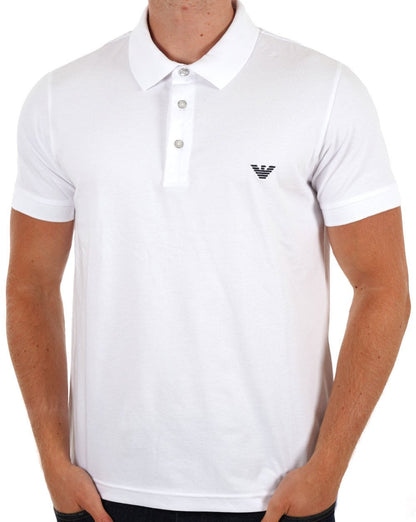 Emporio Armani Beach Polo Shirt White