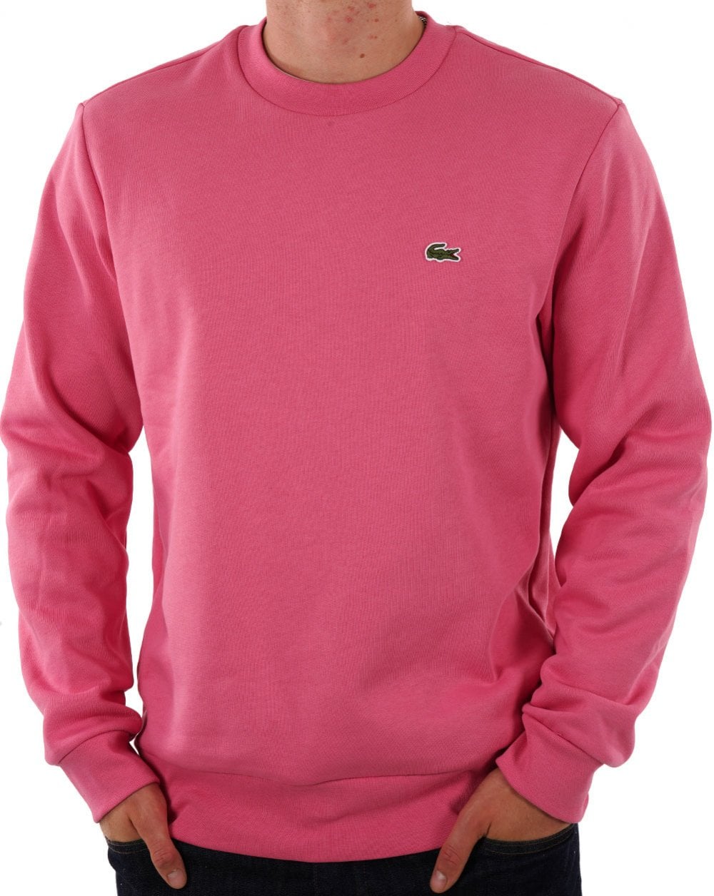 Lacoste Cotton Sweatshirt Deep Pink