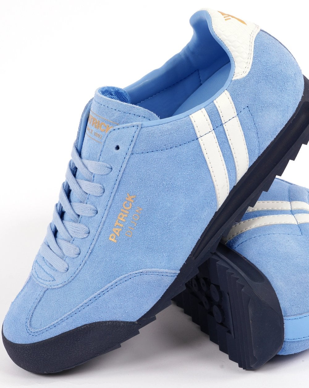 Patrick Dijon Trainers Sky Blue/White/Navy