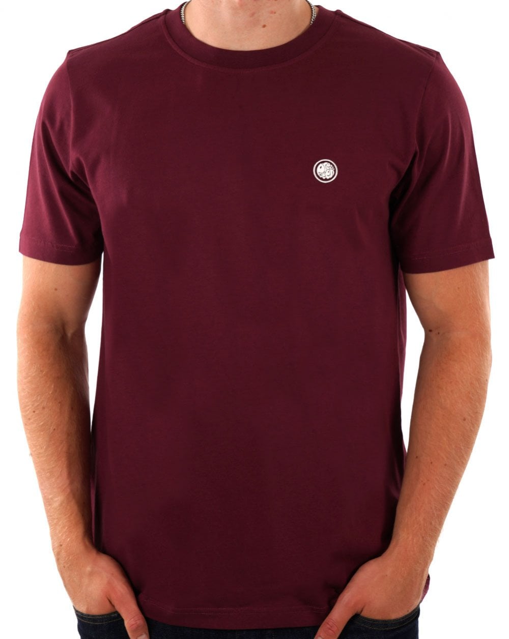 Pretty Green Mitchell T-shirt Burgundy