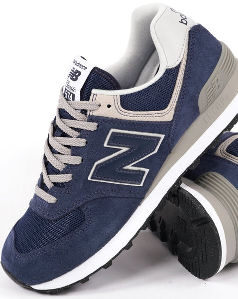 New Balance 574 Classic Trainer Navy / Grey