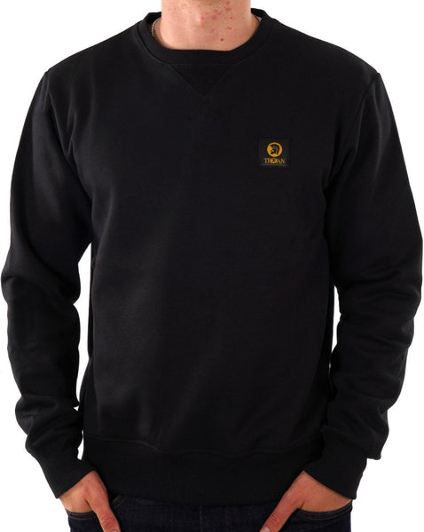 Trojan Crew Neck Sweatshirt Black