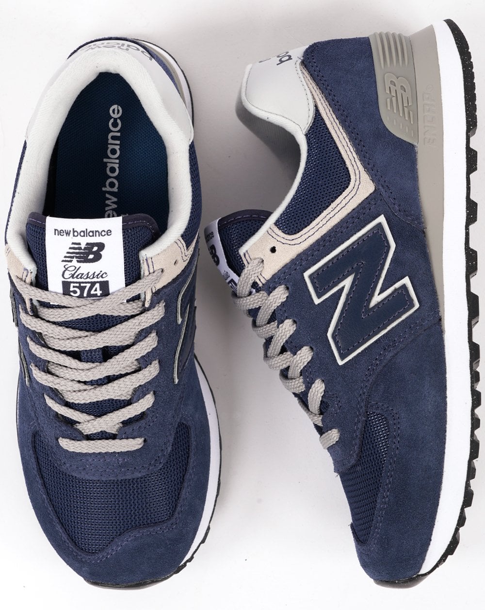 New Balance 574 Classic Trainer Navy / Grey