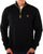 Trojan Half Zip Sweatshirt Black