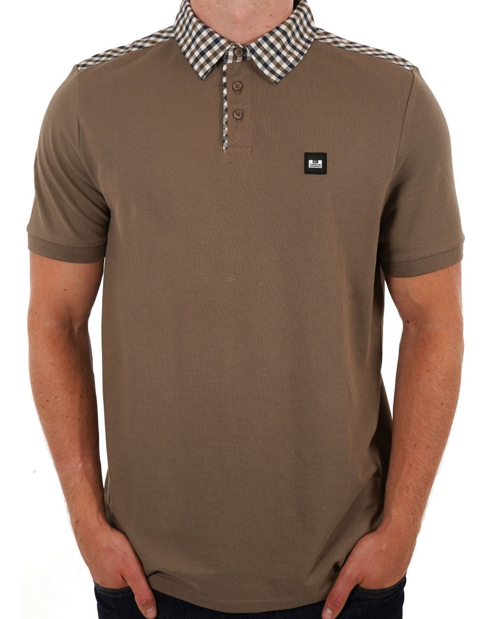 Weekend Offender Costa Polo Shirt Mocha