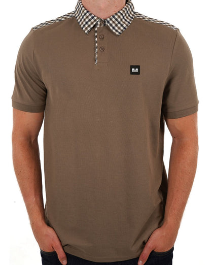 Weekend Offender Costa Polo Shirt Mocha